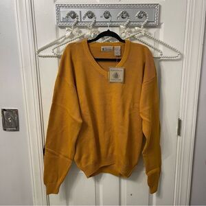 Northwest Territory Mustard Yellow V-Neck Sweater